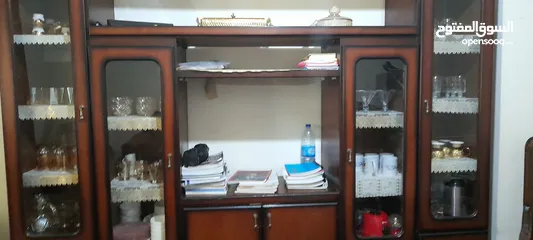  3 كنب + بوفيه للبيع بحاله جيده السعر 150