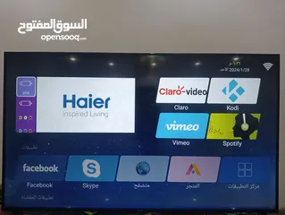 2 شاشة هاير سمارت فى مع ريموت ماوس وعادي بسعر 300