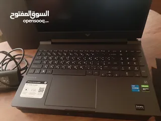  3 لابتوب HP Victus 15 Gaming اتش بي فيكتوس جيمنج نظيف جدا للبيع مناسب لبرامج الهندسة والتصميم والألعاب