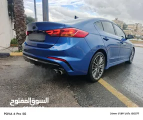  10 هونداي افانتي 2018 sport turbo فحص كامل بحاله ممتازه