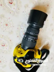  9 كامره نيكون 7200  دقه الكامره 24,1 ميكه بكسل الكامره نضيفه ومع كامل ملحقاتهه حزام حمل من سوني + رام