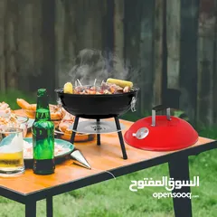  2 منقل شوي صغير متنقل ضغط للحدائق والرحلات