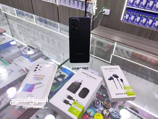  2 يتوفر جهاز Samsung A53 وكالة بدون كرتونه معه بكج هدية جيجا 128 رام 16