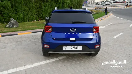  3 Cars for Rent Hyundai - VENUE - 2022 - Blue   Small SUV - Eng 1.6L