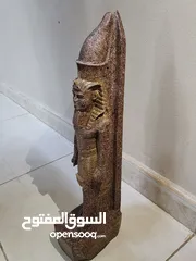 3 تمثال (نسخة) اصلية ديكور من متحف القاهرة مع شهادة اصل original copy from cairo museum