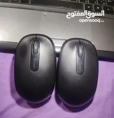  1 عدد 2 ماوس لاسلكي ميكروسوفت 2 wireless mouse Microsoft