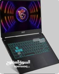  8 لابتوب إم إس آي  msi CYBORGE 15-A12VF فقط  ب839