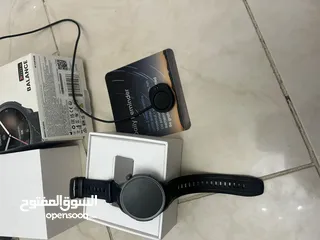  4 ساعة اميزفيت بلانس بحالة الوكالة (بالكرتونة) معها كامل اغراضها Amazfit Balance