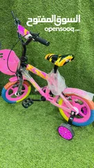  9 عرض خاص على الدراجة الهوائية عجلات بلاستيك واسفنج للاطفال من عمر 3 سنوات لغاية 5 سنوات