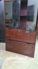  3 2 glass door cabinet for sale