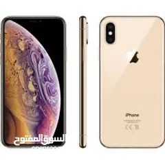  2 ايفون XS ذهبي مبدل شاشه تفصيخ 3 خيارات فيس ايدي شغال