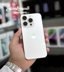  3 عرض خااص : iPhone 15 pro 128gb هاتف نظيف جدا بحالة الوكالة بدون اي شموخ أو ماشكل على الضمان بأقل سعر