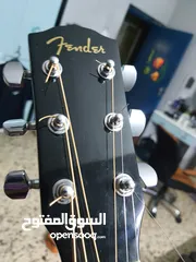 2 Fender CD60S V3 black dreadnought guitar