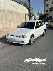  5 هيونداي اكسنت 97 قصة الدب هاتشباك بحالة ممتازة