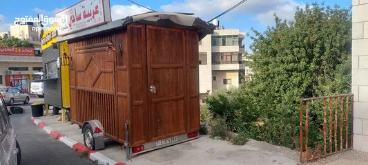  4 كوشك خشبي ممتاز و مميز كفتيريا طعام و مشروبات باردة و ساخنه