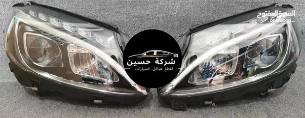  2 اضوية امامي خلفي شمال يمين مرسيدس 2008 - 2024 W E200 C200 AMG   مستعمل / جديد