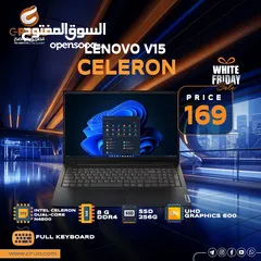  3 لاب توب لينوفو سيلرون بالكرتونة جديد 8 رام  256SSD  Laptop Lenovo IdeaPad 1 15IGL7- Dual Core N4020
