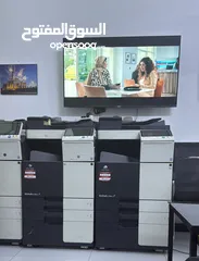  2 طابعات كونيكا مينولتا بحالة الوكالة konica minolta printers