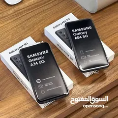  4 مشغل اخو الجديد شغال كفالة Samsung A34 5G جيجا 128 و 256 هدية شاحن الاصلي وكفر ولزقة متوفر توصيل