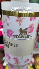  5 Stanely cup  كوب ستانلي الترند المورد بشكل جديد  سعتها 1200 مل  مختمة كامل مع كرتونتها وشهادتها