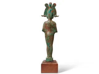  4 تمثال برونزي مصري كبير لأوزوريس