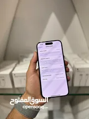  4 ايفون 15 pro 128GB مدخل خط  بطاريات 91%-88%