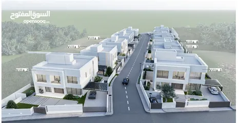  3 فلل للبيع في دابوق متلاصق ومستقل في اجمل مواقع  دابوق قيد الانشاء تم بيع بعض الفلل