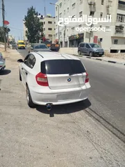  4 bmw 120i موديل 2007 دفعة 10 وشكات مرخصة  للبيع او البدل مأمنه لاخر السنه
