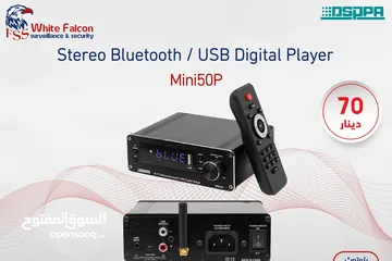  1 Mini50P مشغل رقمي Hi-Fi Stereo Bluetooth / USB