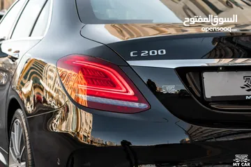  9 2019 Mercedes C200 - وارد وكالة الأردن