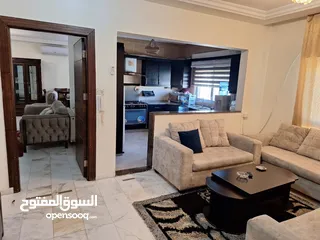  1 شقة مفروشة كامل في الجبيهة للايجار الاسبوعي او الشهري ( عائلات )