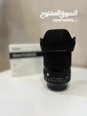  3 عدسة سيجما 35mm/f1.4 لكاميرا سوني