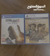  5 للبيع uncharted legacy of thieves collection و dying light 2 أقرأ الوصف............................