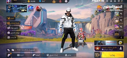  1 فري فير حساب قوي