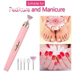  7 جهاز البدكير والمناكير في قطعة واحدة لأظافر لامعة ومرتبة من دون صالون قلم العناية بالأظافر 5 في 1