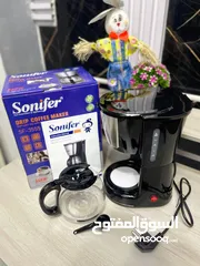  4 صباحك أجمل بفنجانك الجاهز! ماكينة Sonifer Drip Coffee Maker سهولة – سرعة – طعم لا يقاوم!