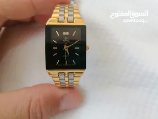  3 ساعة يد نسائية مميزه نوع جوفال سويسري اصلي مطليه بالذهب الكهربائي عيار22