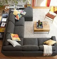  1 كنب و كورنرات امريكيه تفصيل و تخوت تركي و تنجيد القديم و التعديل على الموديل