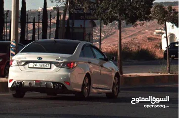  1 هيونداي سوناتا هايبرد أمريكي 2400 cc موديل  2012 فل عدا الفتحة للبيع أو بدل على سيارة كهرباء