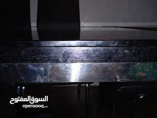  5 طاولة سفرة سيكوريت 6 مقاعد جلد