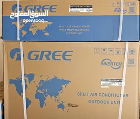  1 GREE INVERTER 12000 BTU /R410 مع تركيب