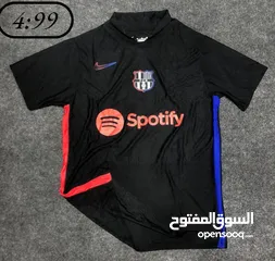  4 تيشيرتات واطقم رياضية   ميسي ورونالدو   مبابي ريال مدريد  لامين يامال برشلونة   المنتخب الاردني