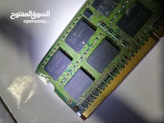  7 حبيتين رام لابتوب Ram DDR3 1600MHz للبيع (2GB+2GB)