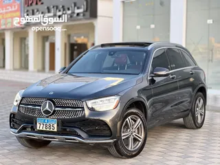  7 مرسيدس GLC300 بانوراما موديل 2020 رمادي للبيع