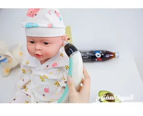  3 جهاز منظف شفاط الانف و الاذن للكبار و الصغار منظف صحي و امن تنظيف و شفط سوائل الأنف و الأذن