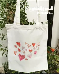  25 شنط يد قماشية متنوعة tote bag