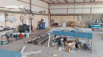  22 (Aluminum, UPVC, Welding) Workshop for sale ورشة نوافذ وابواب للبيع (المنيوم و يو بي في سي و تلحيم)