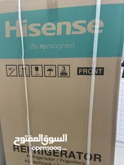  4 ثلاجة هايسنس ب بابين جديد جدا 260 لتراً  43 كيلو two-door refrigerator 260 liters  Brand new HİSENSE