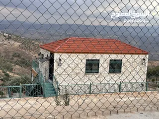 9 مزرعة مميزة في جرش مع بيت طابقين بسعر مميز للبيع