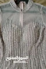  3 فستان سهره لون سومو للبيع مقاس ميديوم سمول
